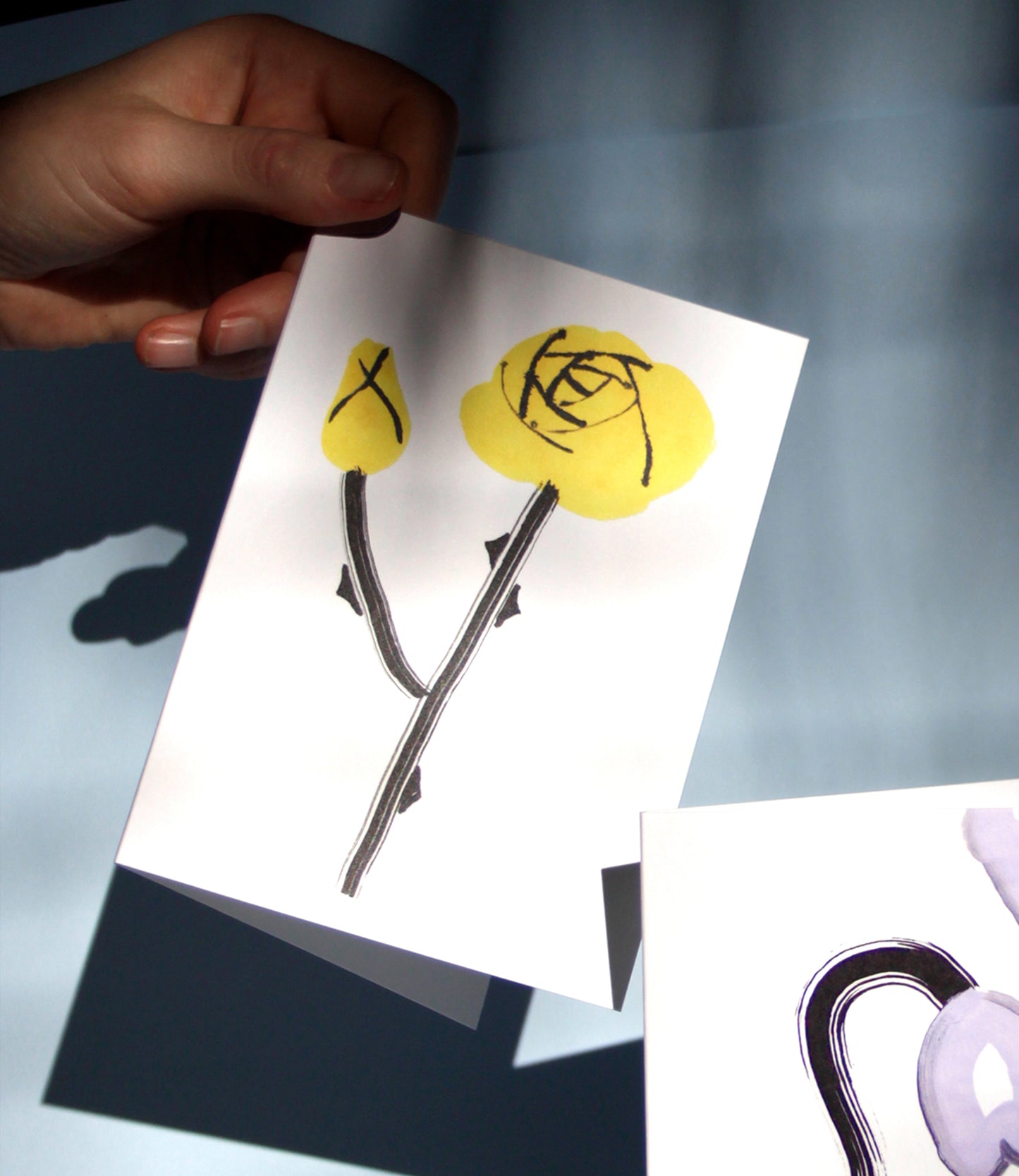 Yellow Rose Card