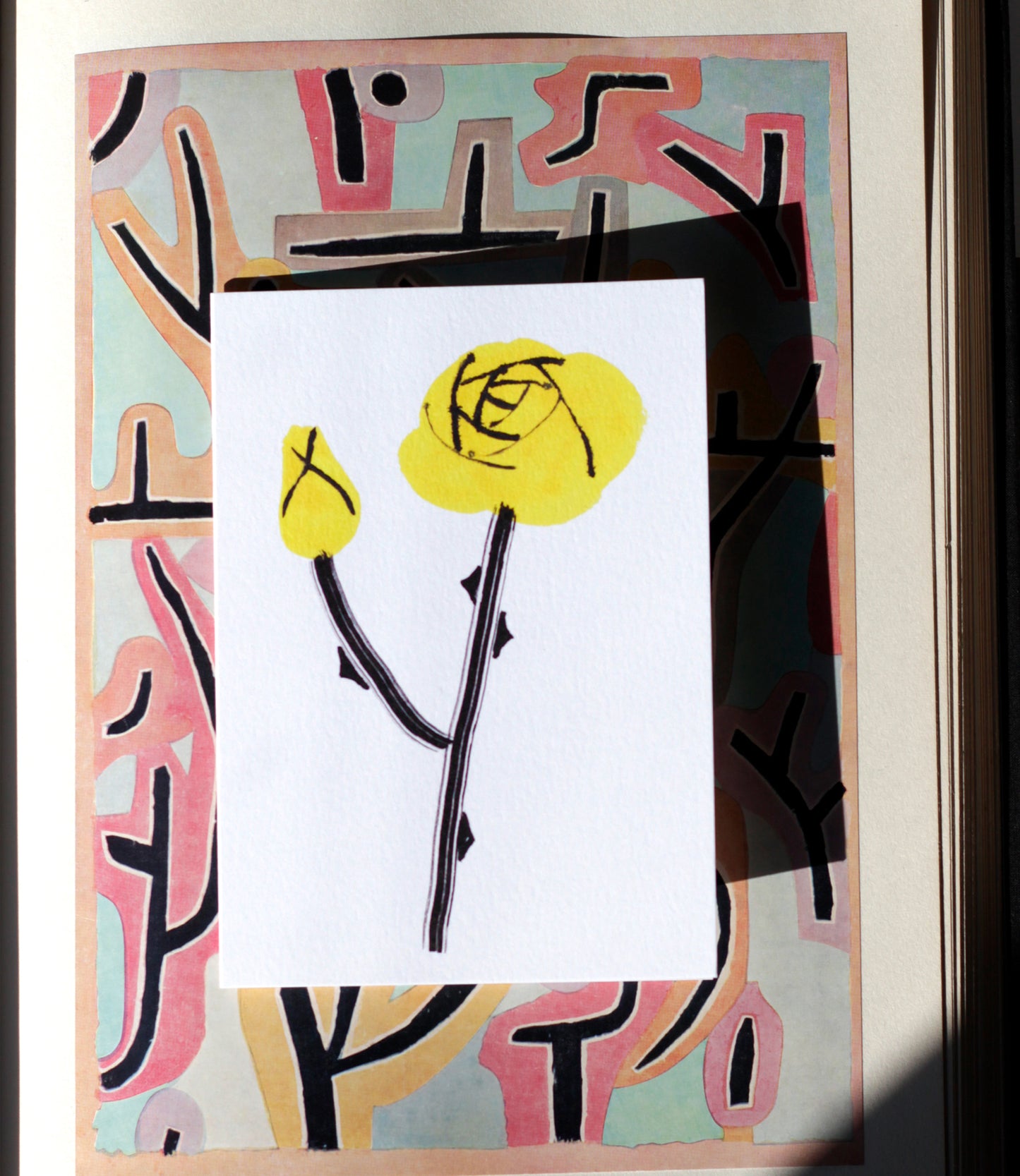 Yellow Rose Card