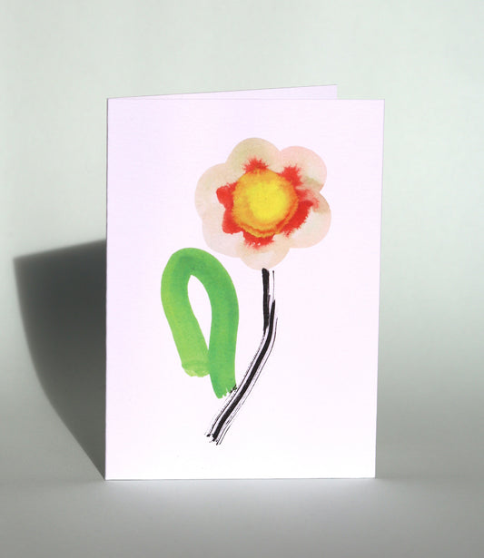 Alpine Auricula Card