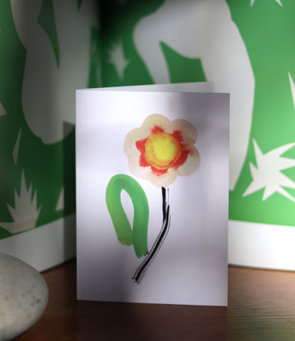 Alpine Auricula Card