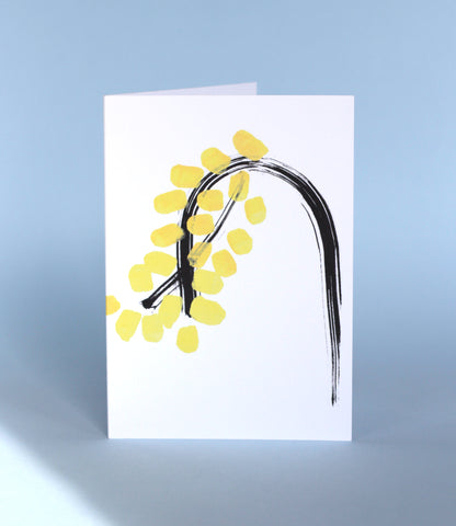 Golden Wattle Greeting Card