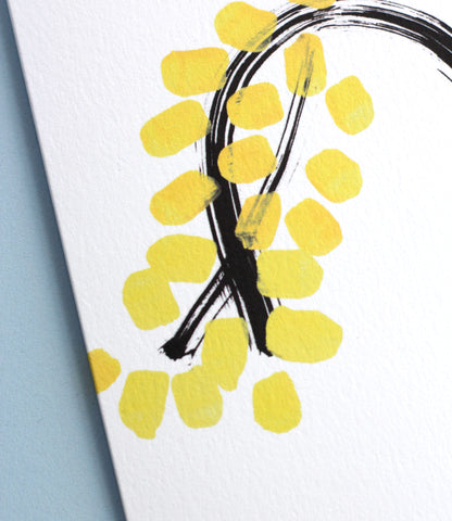 Golden Wattle Greeting Card