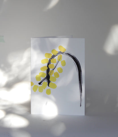 Golden Wattle Greeting Card