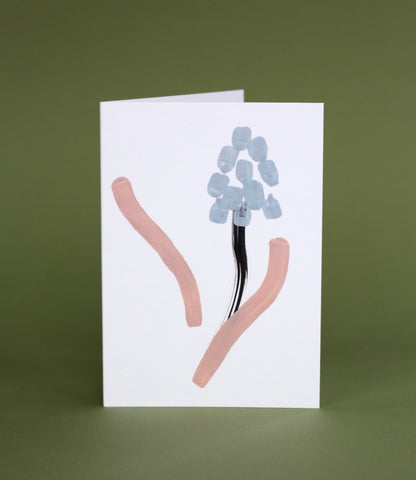 Muscari greeting Card