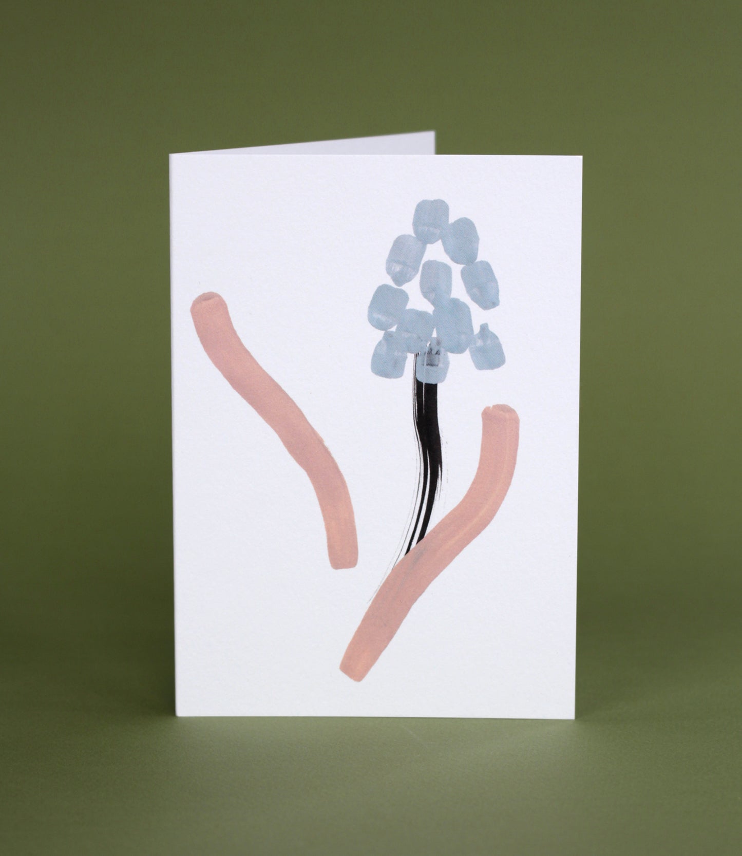 Muscari greeting Card