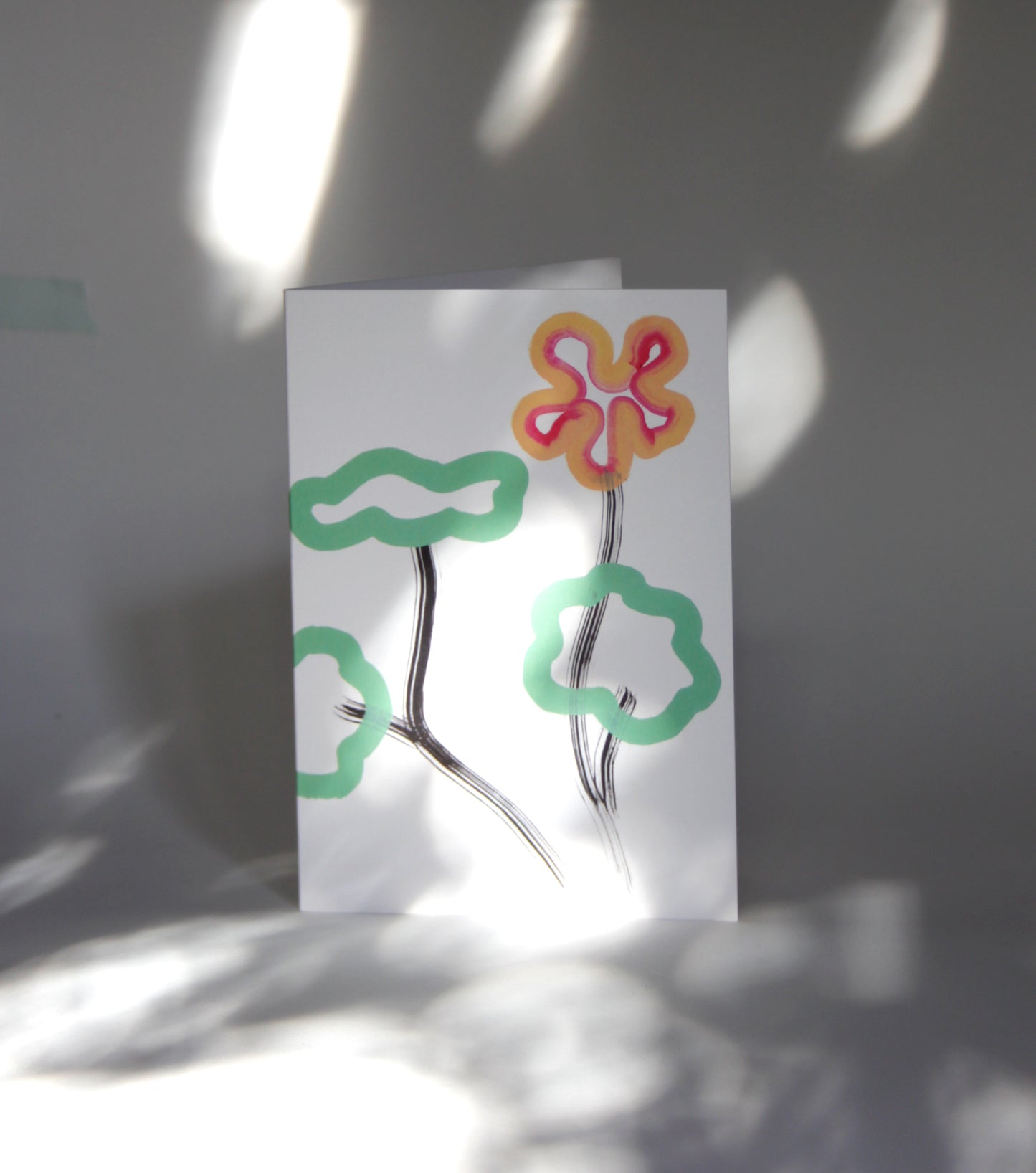 Nasturtium Greeting Card
