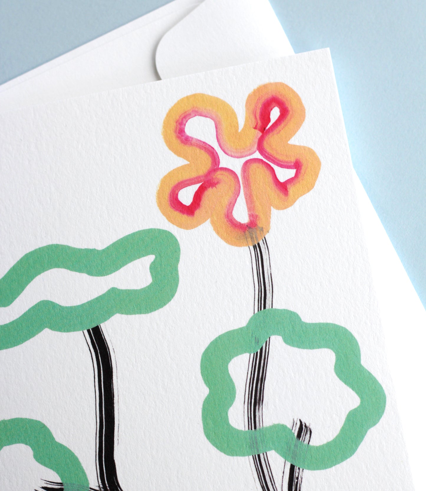 Nasturtium Greeting Card