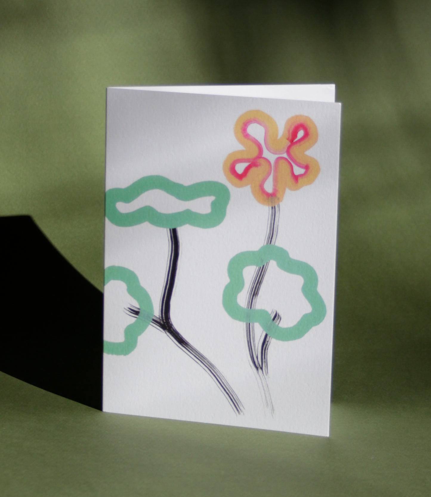 Nasturtium Greeting Card