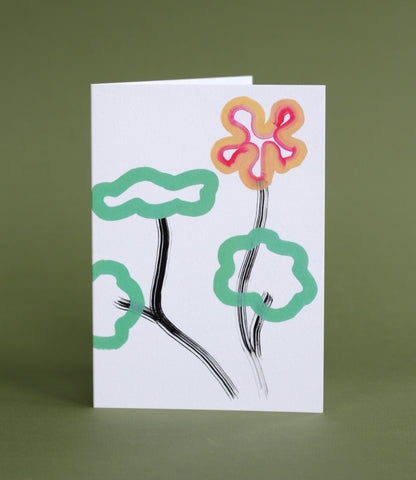 Nasturtium Greeting Card