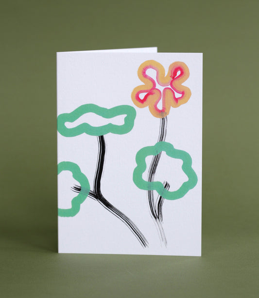 Nasturtium Greeting Card