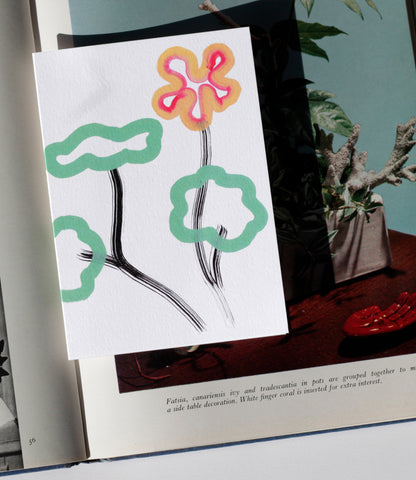 Nasturtium Greeting Card