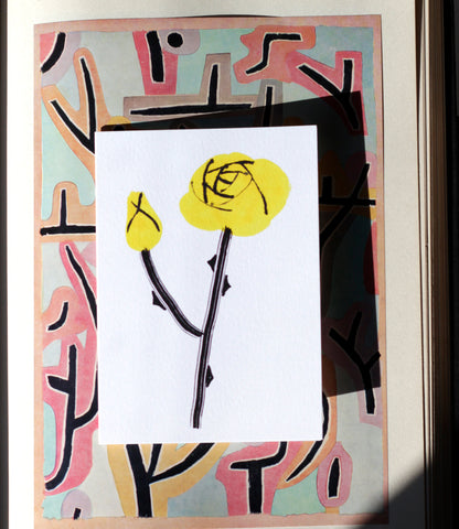 Yellow Rose Card