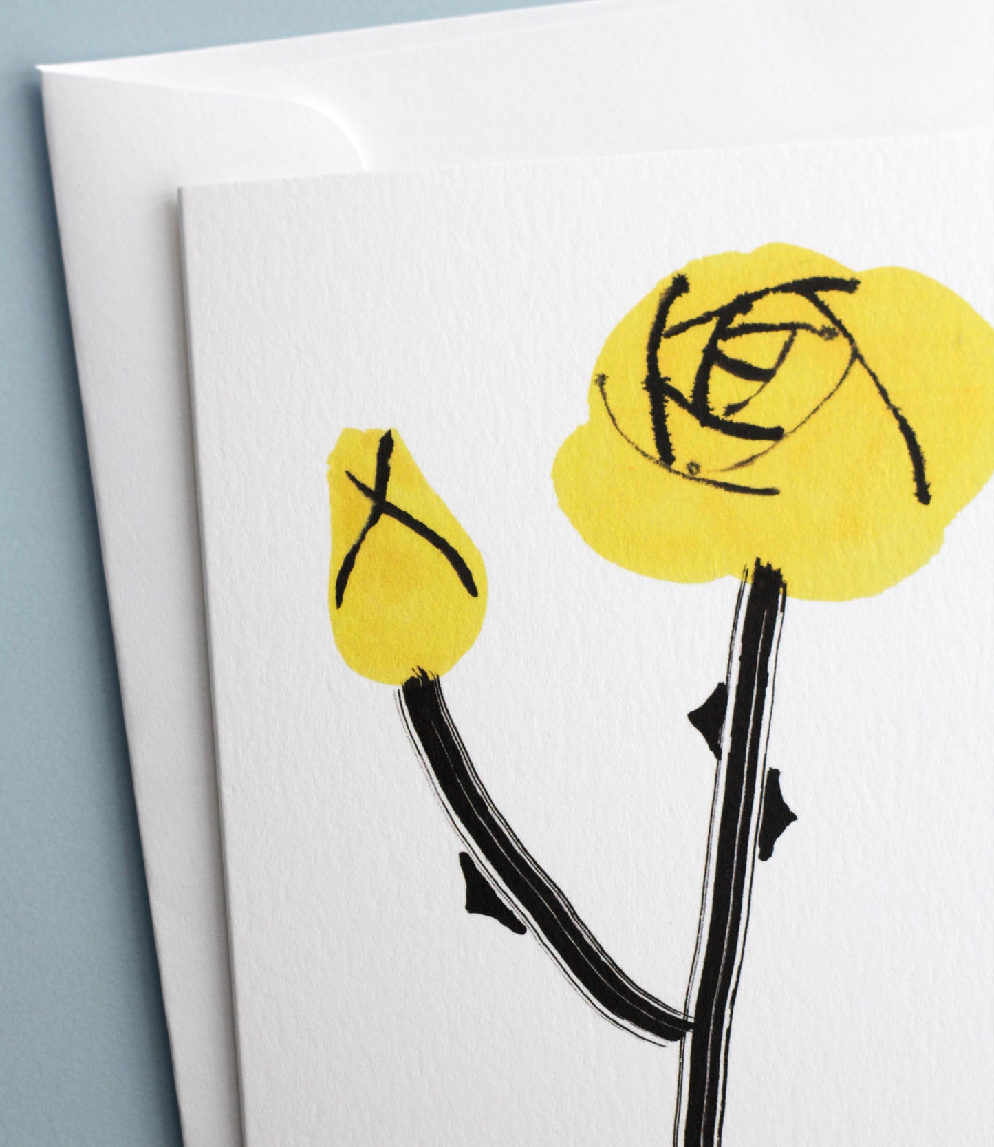 Yellow Rose Card