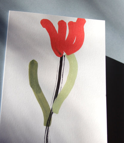 Red Tulip Card